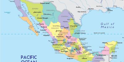 Карта Мехико государства