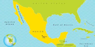 Карта Мехико