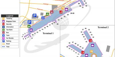 Бенито Хуарес международного аэропорта карте