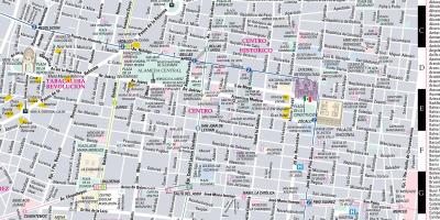Карта улиц Мехико 
